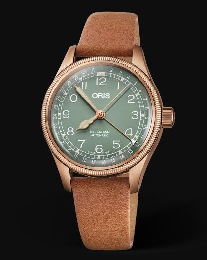 Review Oris Aviation Big Crown Bronze Pointer Date 36MM Replica Watch 01 754 7749 3167-07 5 17 66BR - Click Image to Close